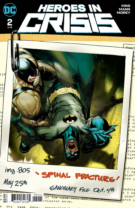 HEROES IN CRISIS #2 VARIANT ED DC NM 1ST PRINT 2019