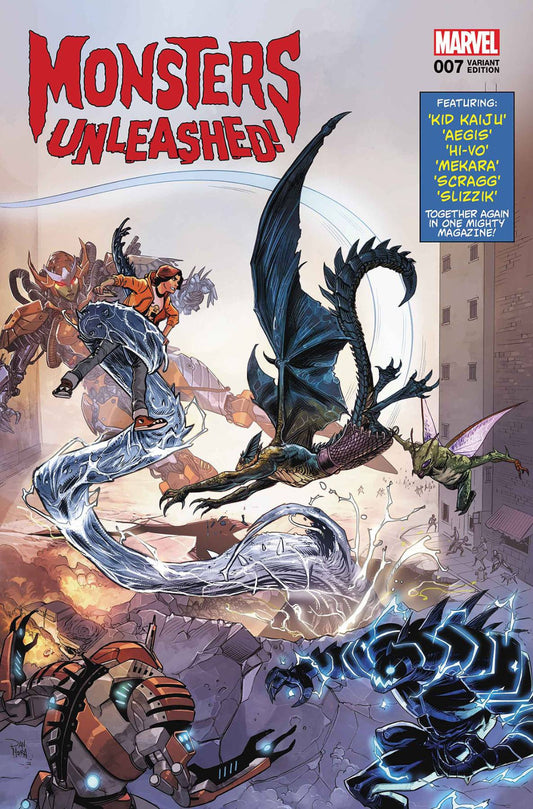 MONSTERS UNLEASHED #7 MORA LENTICULAR VARIANT 1ST PRINT MARVEL LEGACY NM-