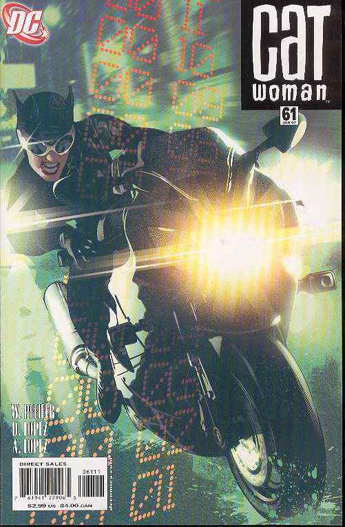 CATWOMAN #61 ADAM HUGHS COVER VFN+ 1ST PRINT DC 2007
