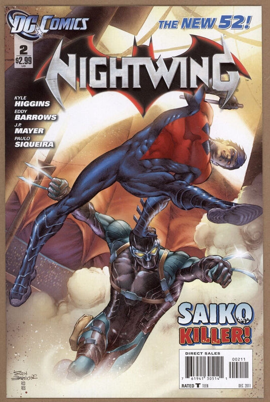 NIGHTWING #2 (DC COMICS NEW 52) KYLE HIGGINS EDDY BARROWS J.P. MAY NM 1ST PRINT