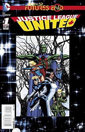 JUSTICE LEAGUE UNITED FUTURES END #1 (3D COVER) JEFF LEMIRE NM 1ST PRINT