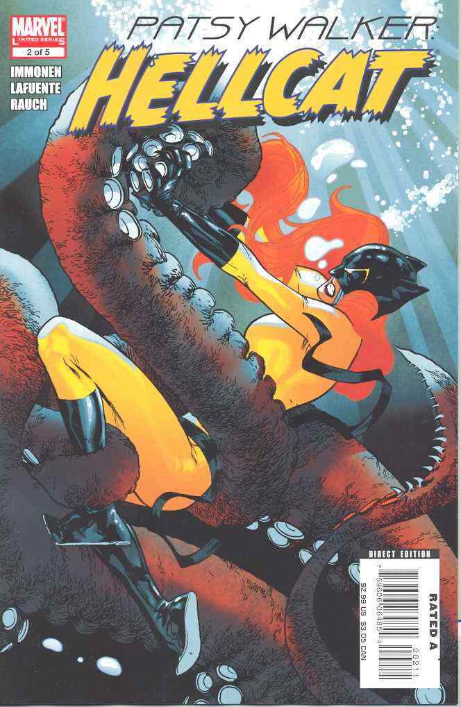 PATSY WALKER HELLCAT #2 MAIN COVER 1ST PRINT MARVEL NM 2008