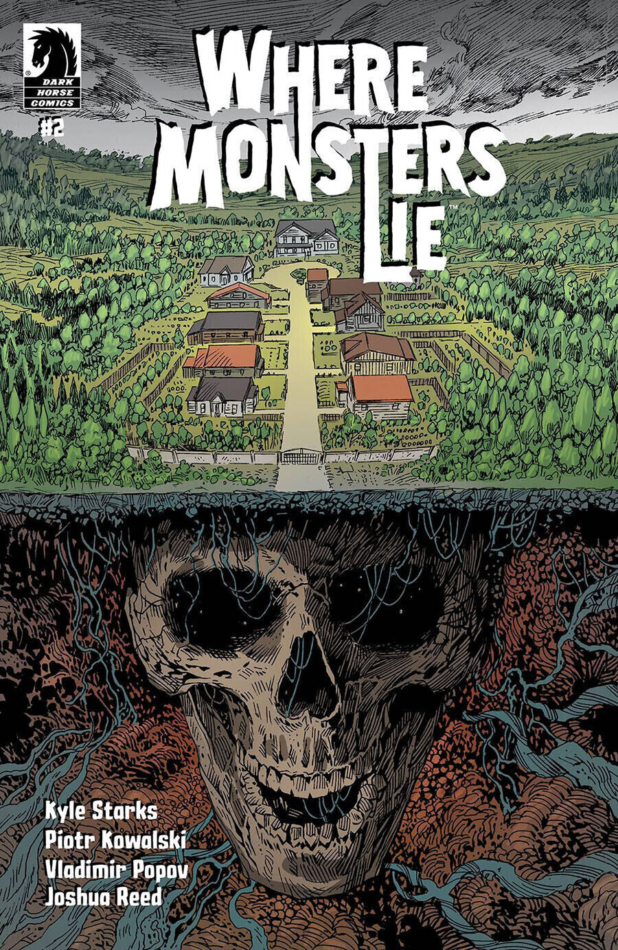 WHERE MONSTERS LIE #2 DARK HORSE COMICS 2023 NM KYLE STARKS PIOTR KOWALSKI