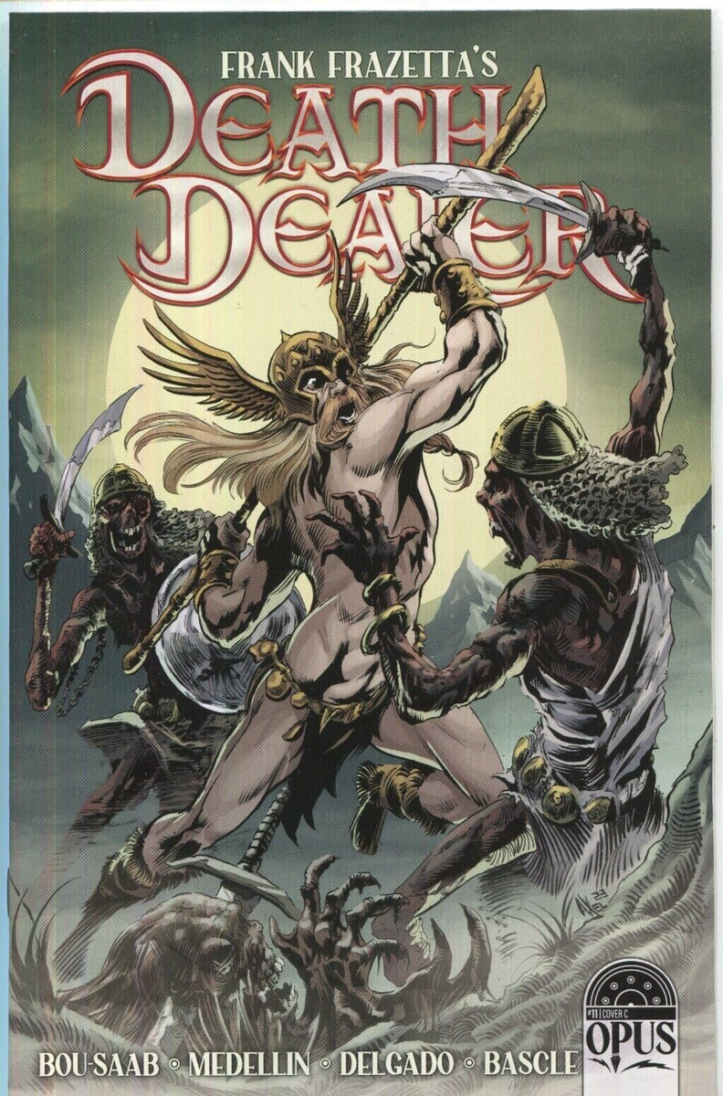DEATH DEALER #11 1:5 MEDELLIN VARIANT FRAZETTA OPUS COMICS 2023