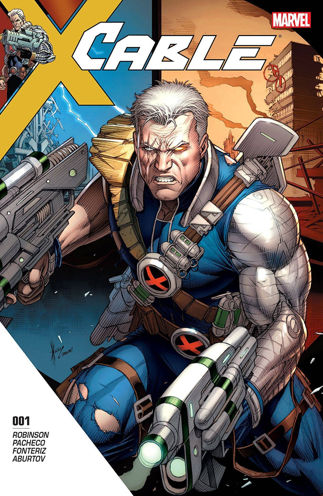 CABLE #1 MARVEL NM- 1st PRINT 2017
