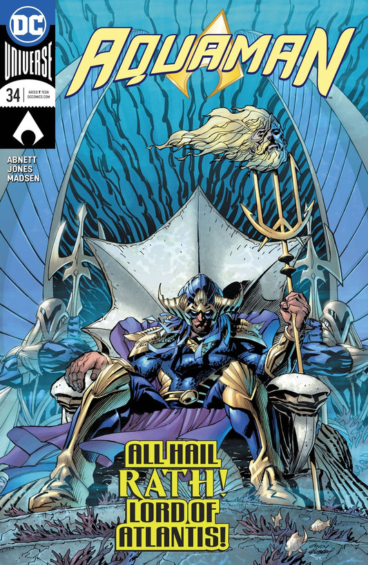 AQUAMAN #34 MAIN COVER DC NM