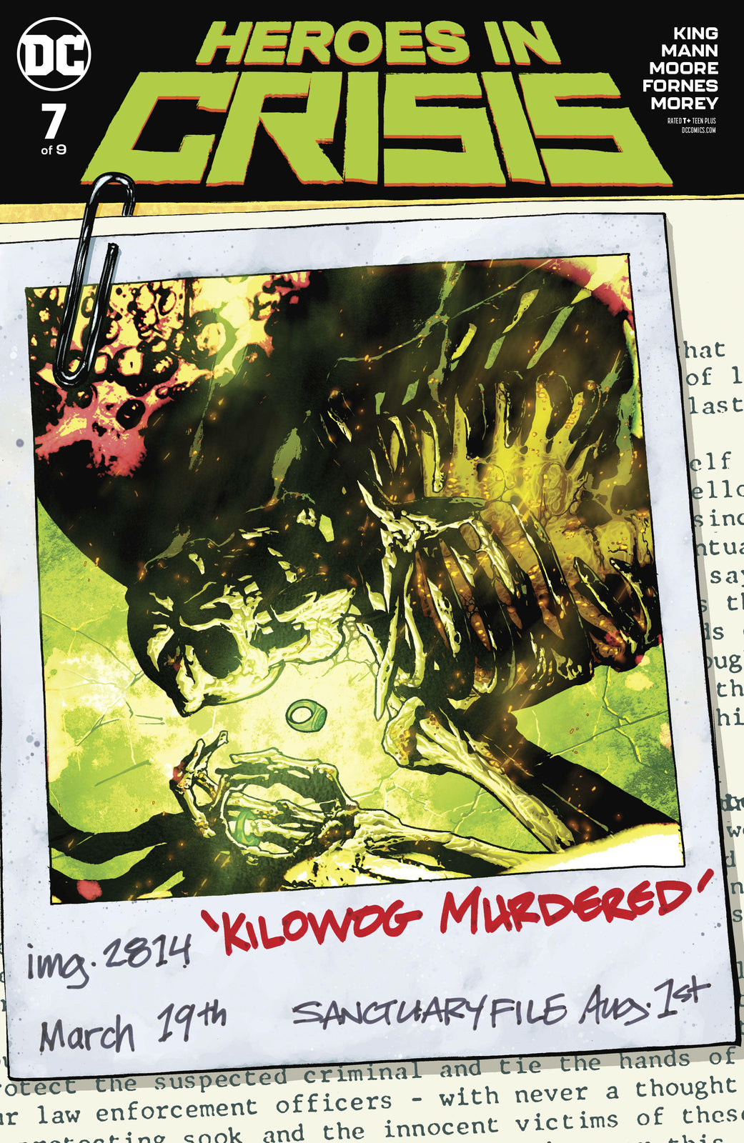 HEROES IN CRISIS #7 VARIANT DC NM 1ST PRINT 2019