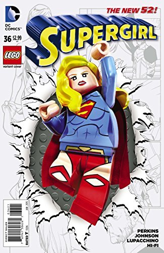 SUPERGIRL #36 LEGO VARIANT MIKE JOHNSON KATE PERKINS NM 1ST PRINT