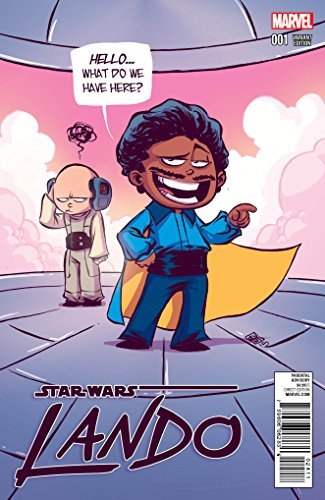 STAR WARS LANDO #1 COVER B VARIANT SKOTTIE YOUNG BABY COVER CHARLE NM 1ST PRINT