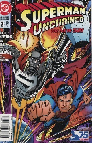 SUPERMAN UNCHAINED #2 NEW 52 1:25 REBORN VARIANT COVER EDITION SCO NM 1ST PRINT