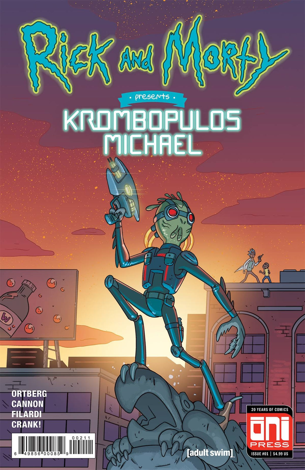RICK & MORTY PRESENTS KROMBOPULOUS MICHAEL #1 COVER A ONI NM