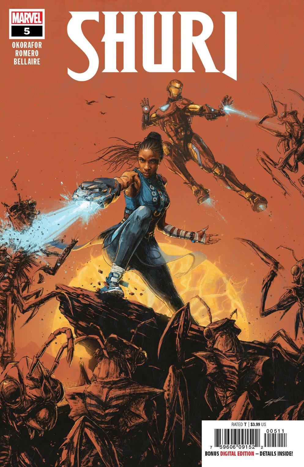 SHURI #5 MAIN COVER MARVEL NM 1ST PRINT 2019
