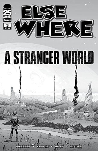 ELSEWHERE #3 BLACK&WHITE WALKING DEAD #93 TRIBUTE VARIANT D S NM 1ST PRINT