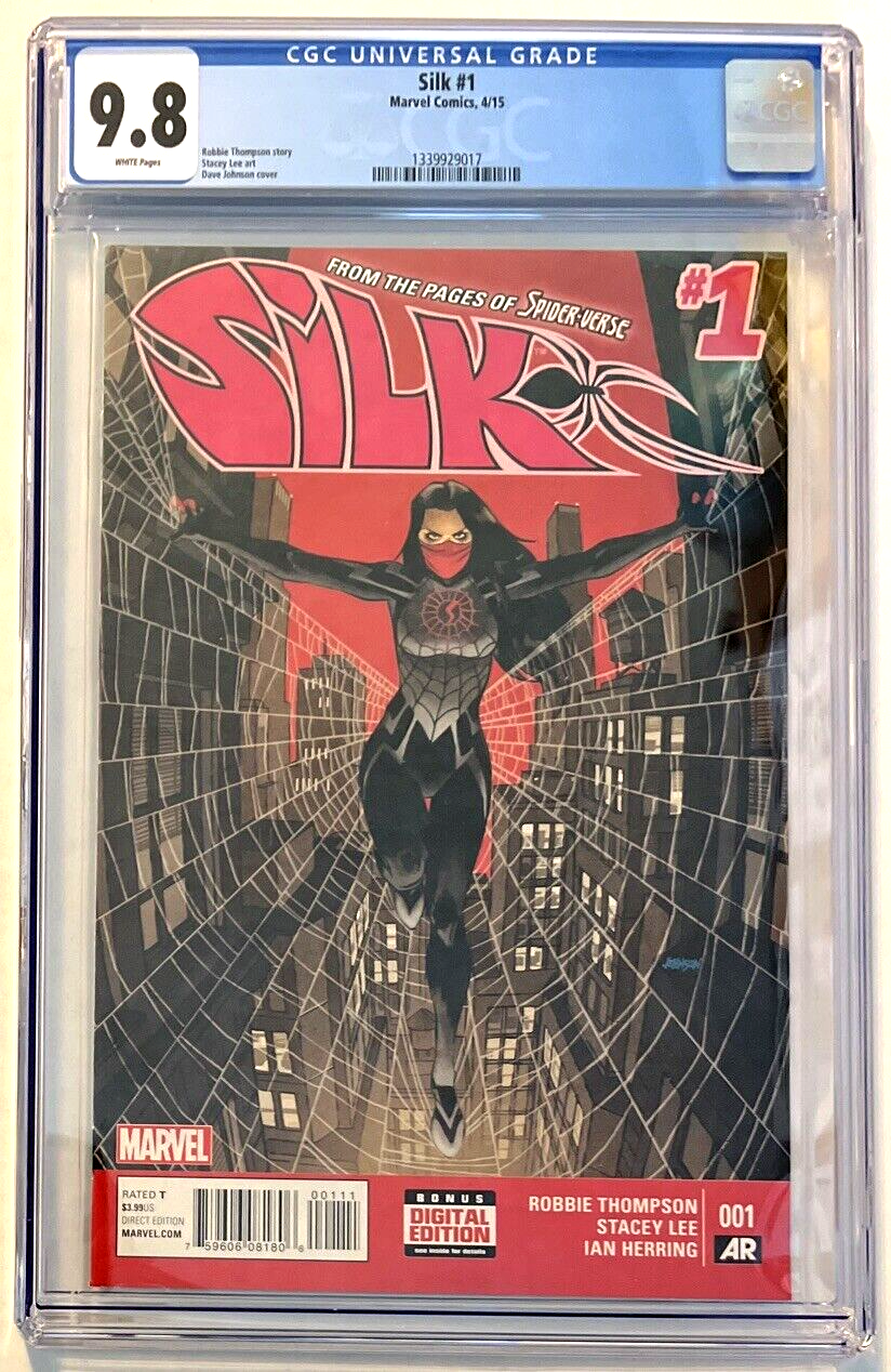 SILK #1 CGC 9.8 MARVEL 2015 1st SOLO TITLE DAVE JOHNSON COVER 1st PRINT