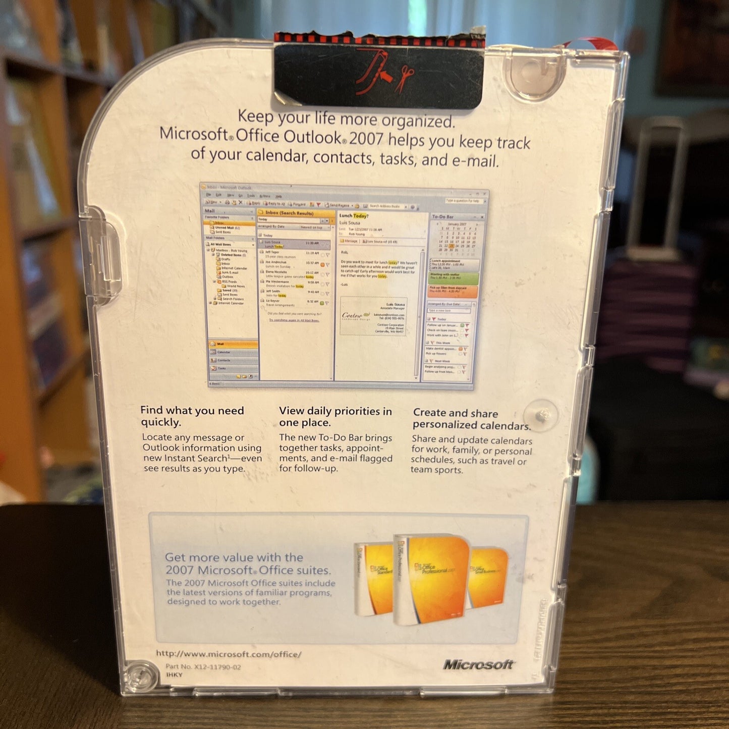Microsoft Office Outlook 2007 Software + Product Key