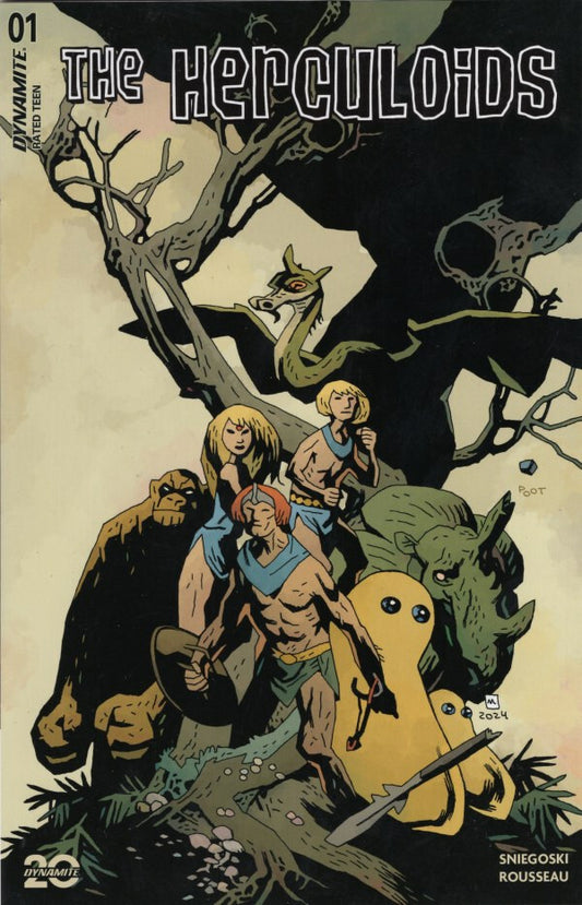 HERCULOIDS #1 NM 1ST PRINT MIGNOLA VARIANT DYNAMITE COMICS 2025