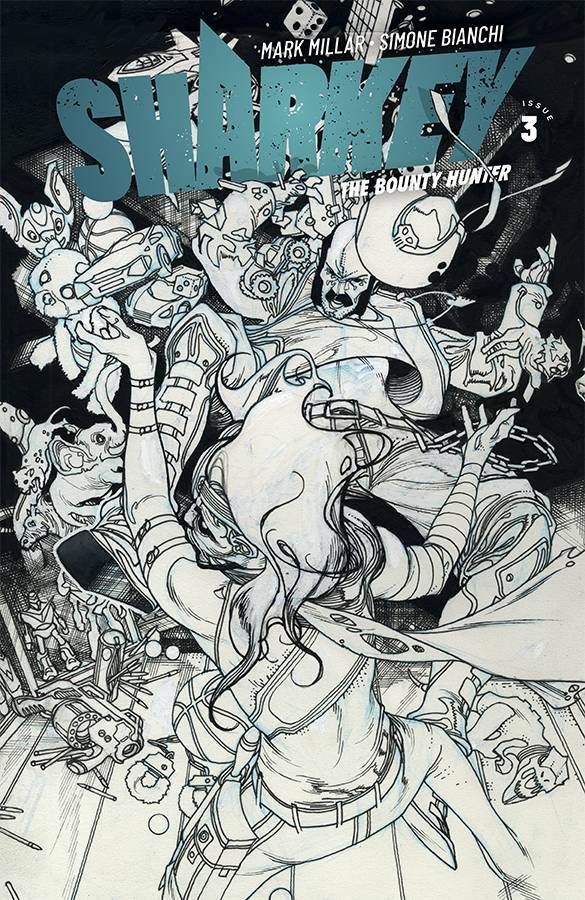 SHARKEY BOUNTY HUNTER #3 COVER B SKETCH BIANCHI IMAGE COMICS NM 1ST PRINT 2019