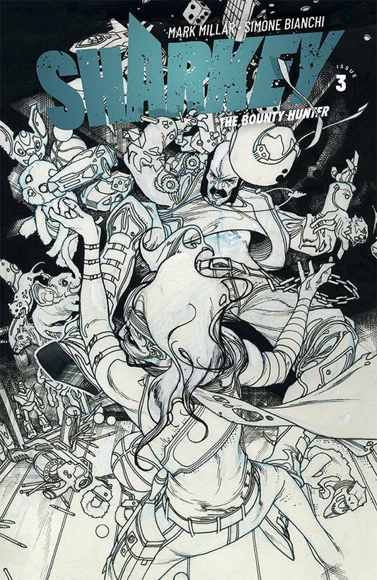SHARKEY BOUNTY HUNTER #3 COVER B SKETCH BIANCHI IMAGE COMICS NM 1ST PRINT 2019