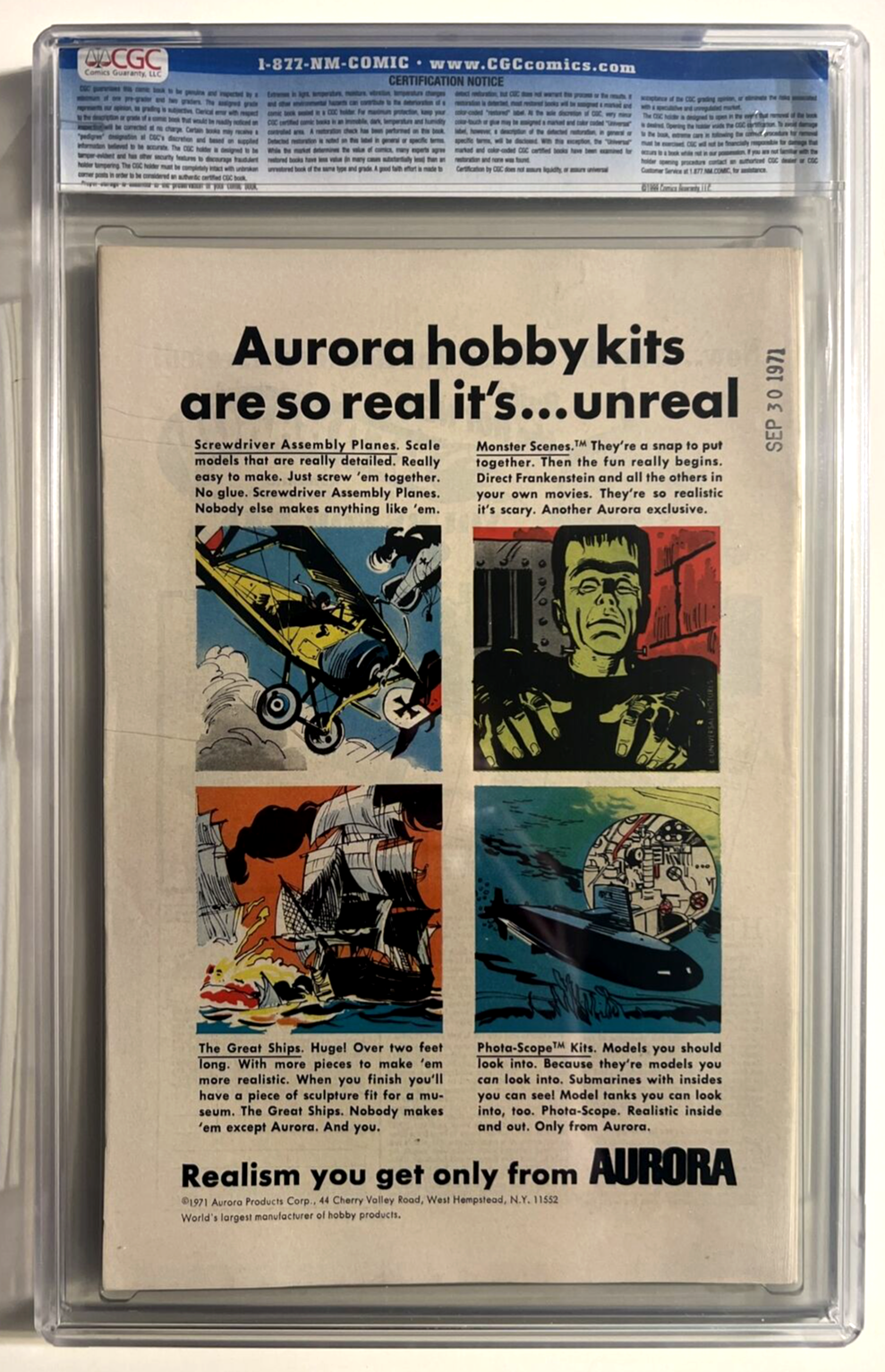 TEEN TITANS #36 CGC 8.5 DC COMICS 1971 BRONZE AGE 1971 WHITE PAGES