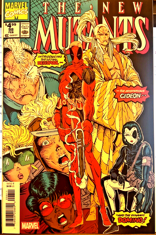 NEW MUTANTS #98 FACSIMILE EDITION 1st DEADPOOL NM MARVEL 2024