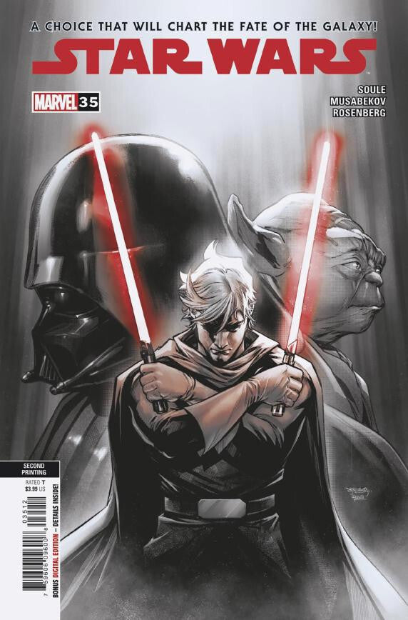 STAR WARS #35 NM 2ND PRINT MAIN COVER MARVEL COMICS 2023