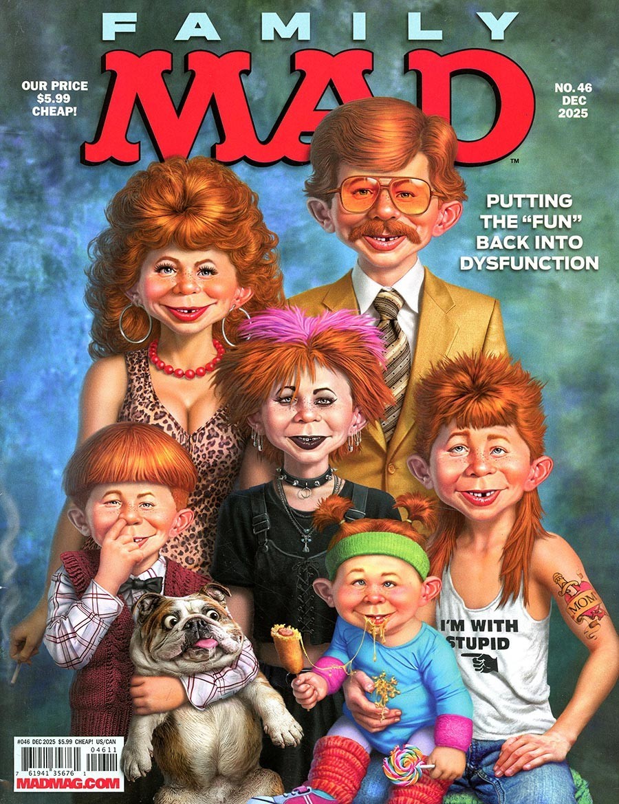 MAD MAGAZINE #46 DECEMBER 2025 MAD OF STEAL SUPERMAN KRYPTOFAMILY DYSFUNCTION