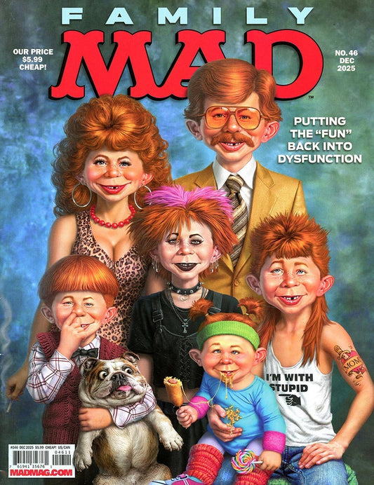 MAD MAGAZINE #46 DECEMBER 2025 MAD OF STEAL SUPERMAN KRYPTOFAMILY DYSFUNCTION