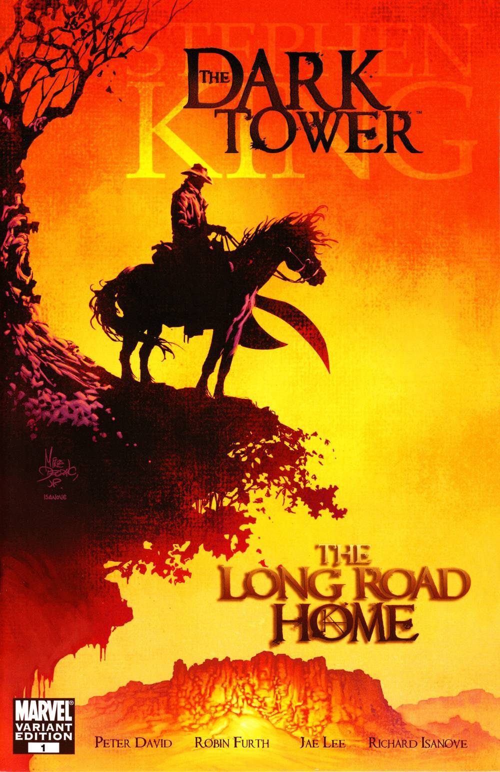Dark Tower Long Road Home #1 Deodato Variant Stephen King Marvel 2008 NM 1-in-25