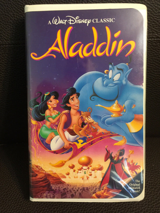 Walt Disney Black Diamond Classic Aladdin VHS 1993) Vintage Stock #1662
