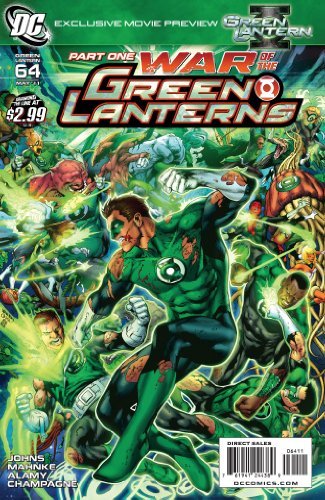 GREEN LANTERN #64 DOUG MAHNKE - CHRISTIAN ALAMY GEOFF JOHNS NM 1ST PRINT