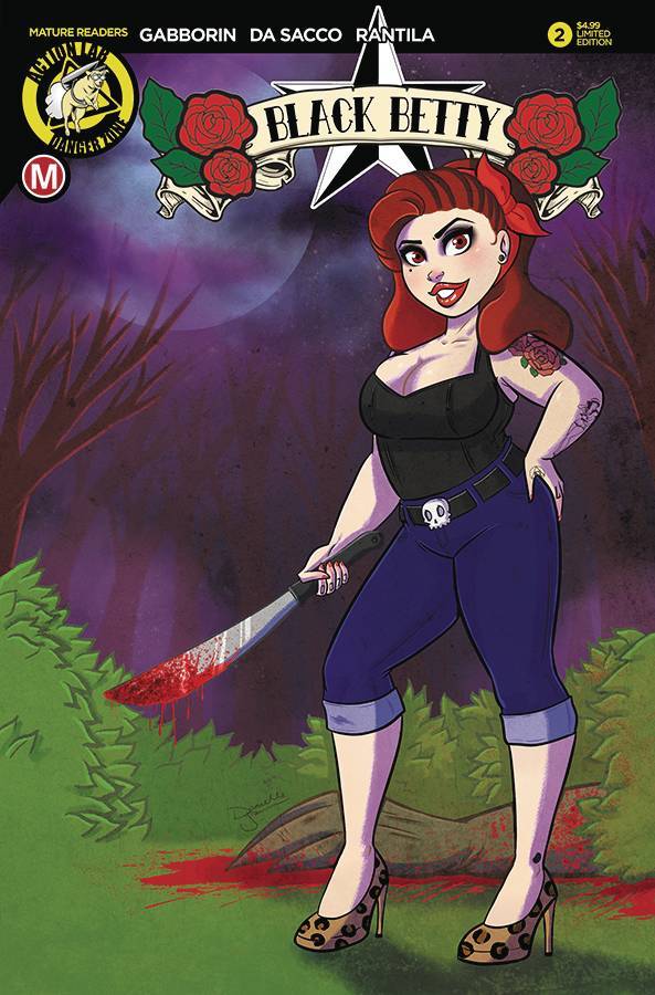 BLACK BETTY #2 COVER E GRANSAULL  ACTION LAB NM
