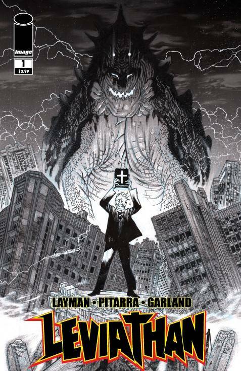LEVIATHAN #1 COVER D 1:25 VARIANT HARREN B&W LAYMAN IMAGE NM 2018 FIRST PRINT