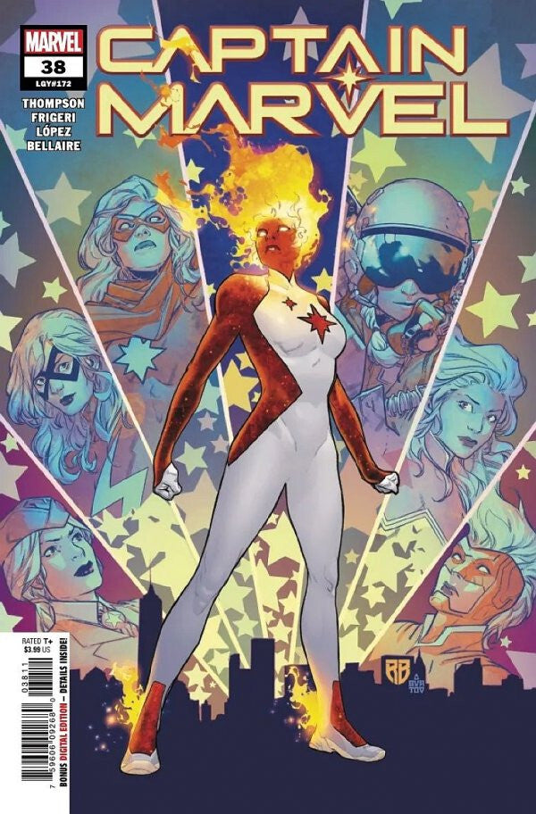 CAPTAIN MARVEL #38 NM 1ST PRINT MAIN COVER MARVEL COMICS 2022