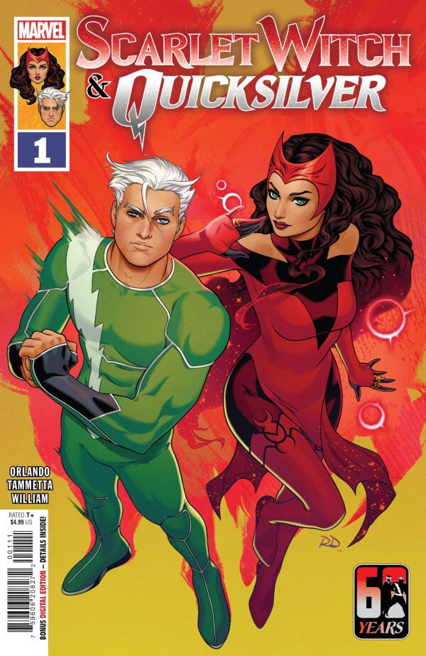 SCARLET WITCH AND QUICKSILVER #1 NM 1ST PRINT MAIN COVER MARVEL COMICS 2024