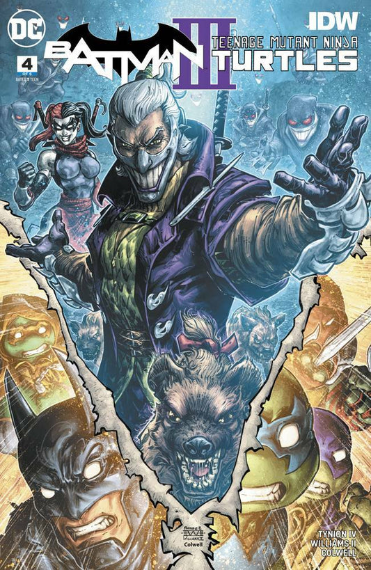 BATMAN TEENAGE MUTANT NINJA TURTLES III #4 MAIN COVER DC NM 1ST PRINT 2019