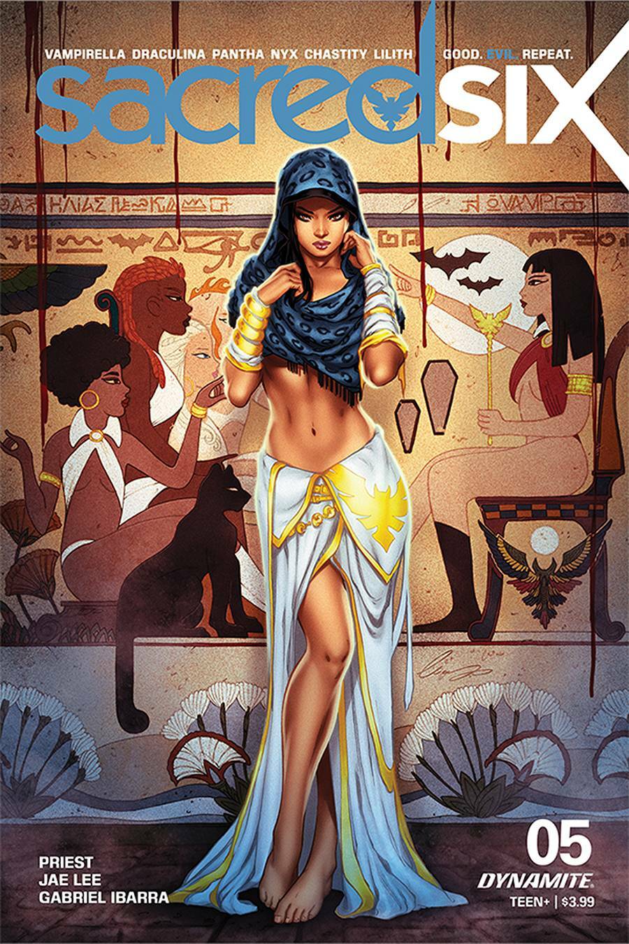 SACRED SIX DYNAMITE COMICS VAMPIRELLA DRACULINA PANTHA NYX CHASTITY YOU PICK!