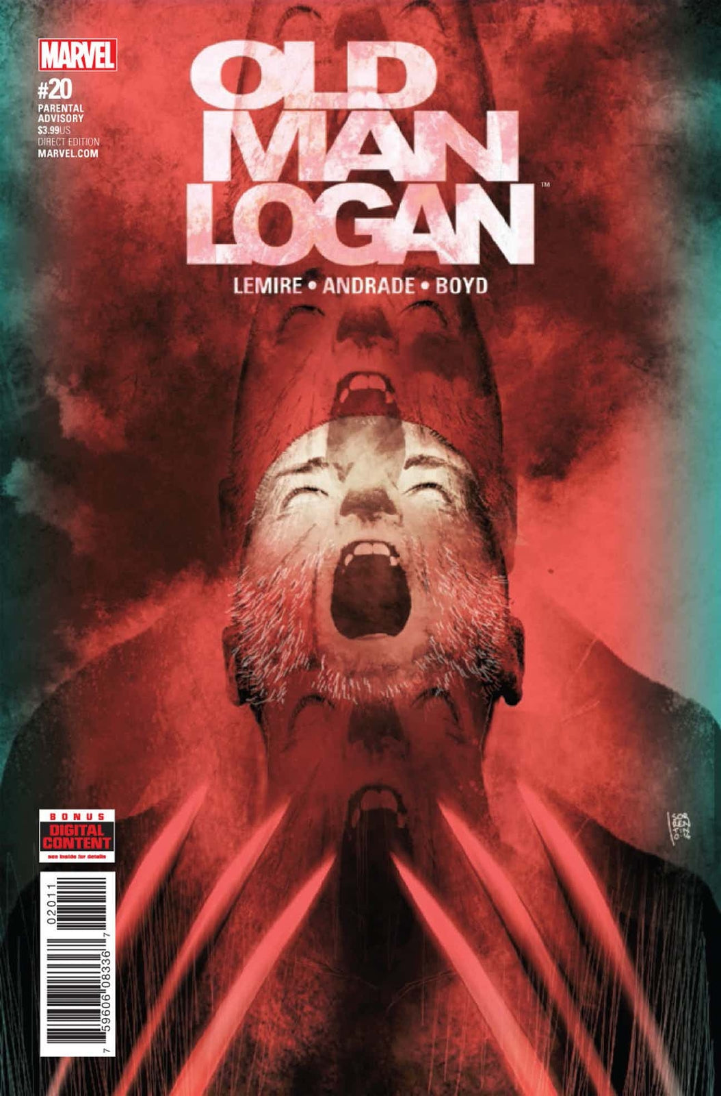 OLD MAN LOGAN #20 LEMIRE NM- 1ST PRINT MARVEL 2017