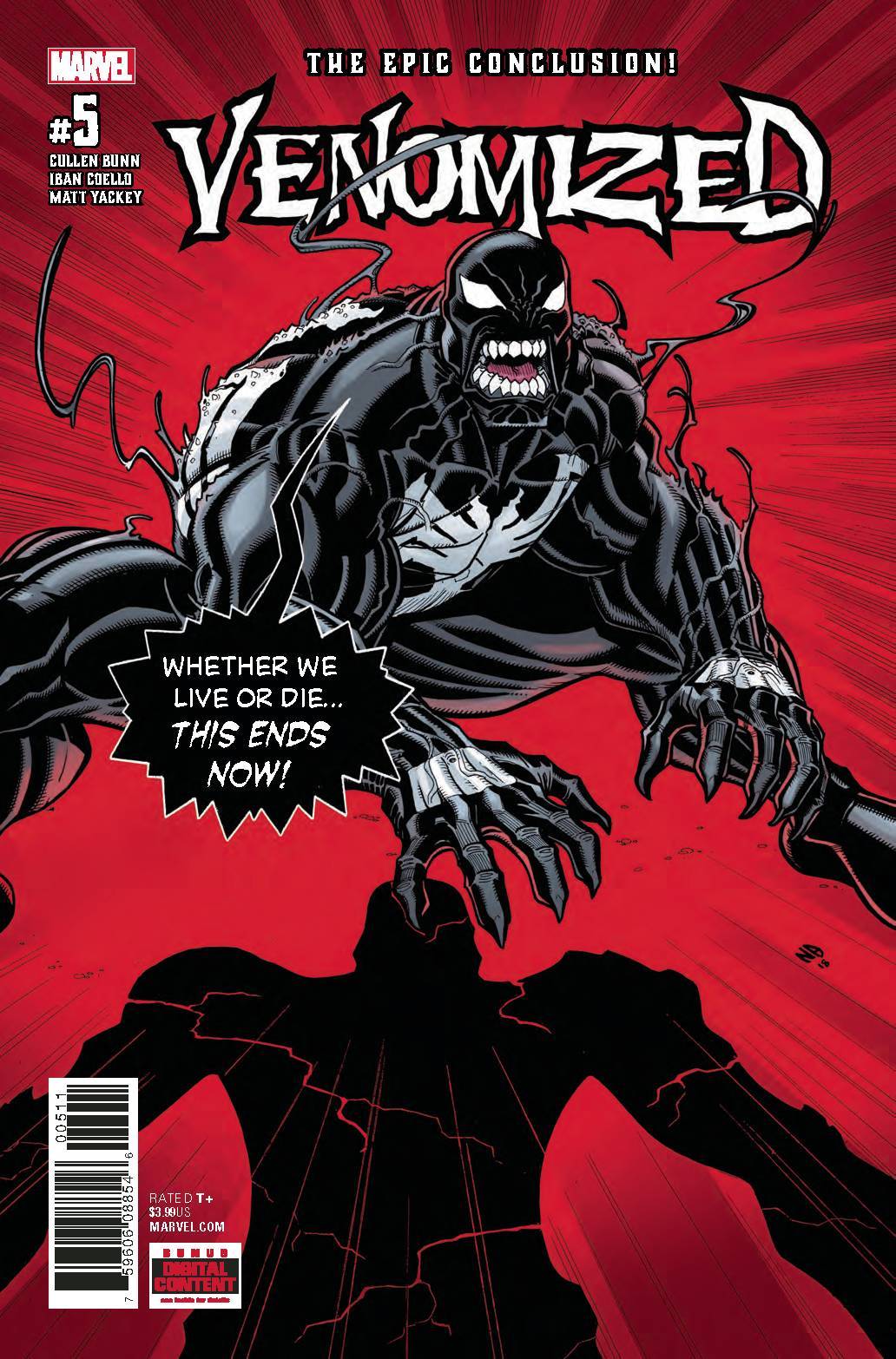 VENOMIZED #5 OF 5 MARVEL COMICS NM