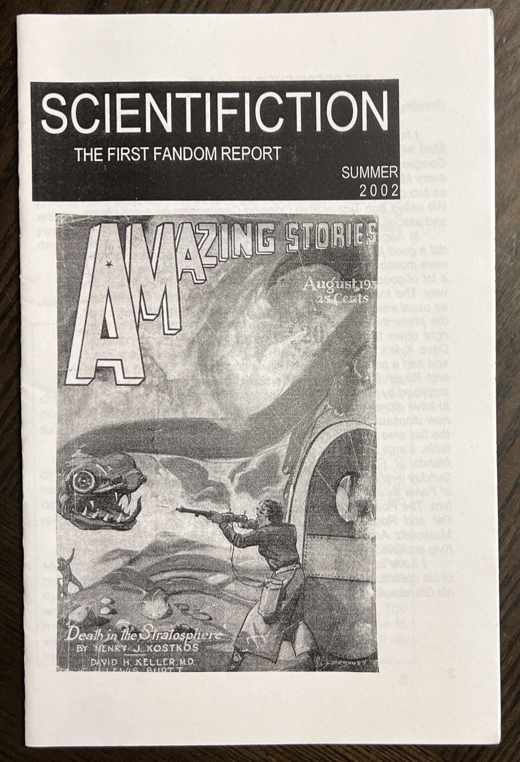 SCIENTIFICTION SCIENCE FICTION FANZINE SUMMER 2002 JIM HARMON BARBARA HARMON