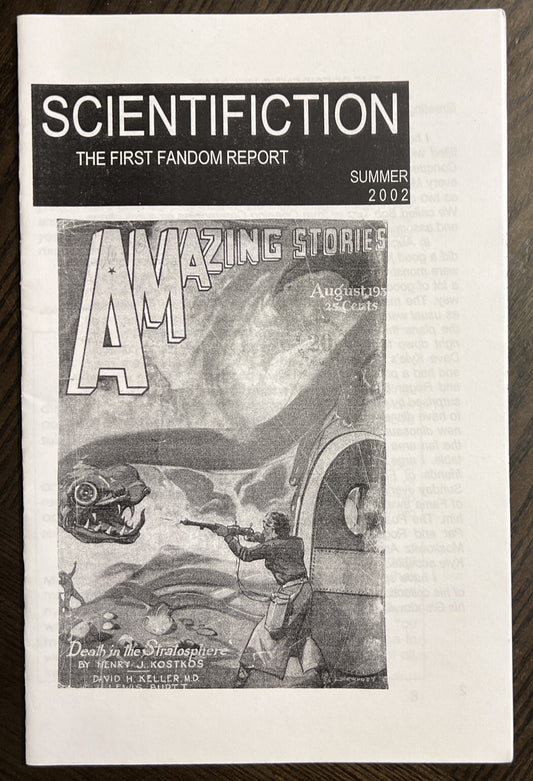 SCIENTIFICTION SCIENCE FICTION FANZINE SUMMER 2002 JIM HARMON BARBARA HARMON