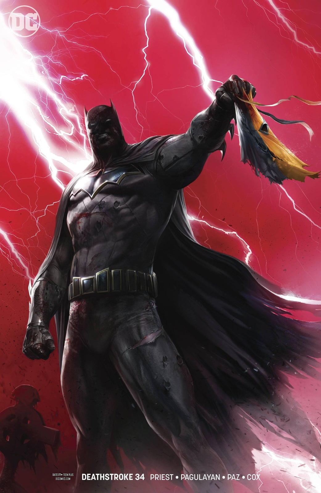 DEATHSTROKE #34 VARIANT COVER VS BATMAN DC NM