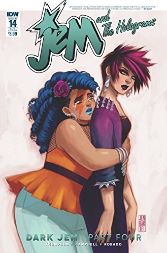 JEM & THE HOLOGRAMS #14 SUB COVER BY JEN BARTEL NM 1ST PRINT