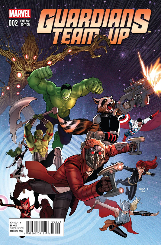 GUARDIANS TEAM-UP #2 PAUL RENAUD 1:25 VARIANT COVER MARVEL 2015 VF