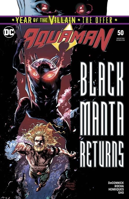 AQUAMAN #50 YEAR OF THE VILLAIN DeCONNICK ROCHA