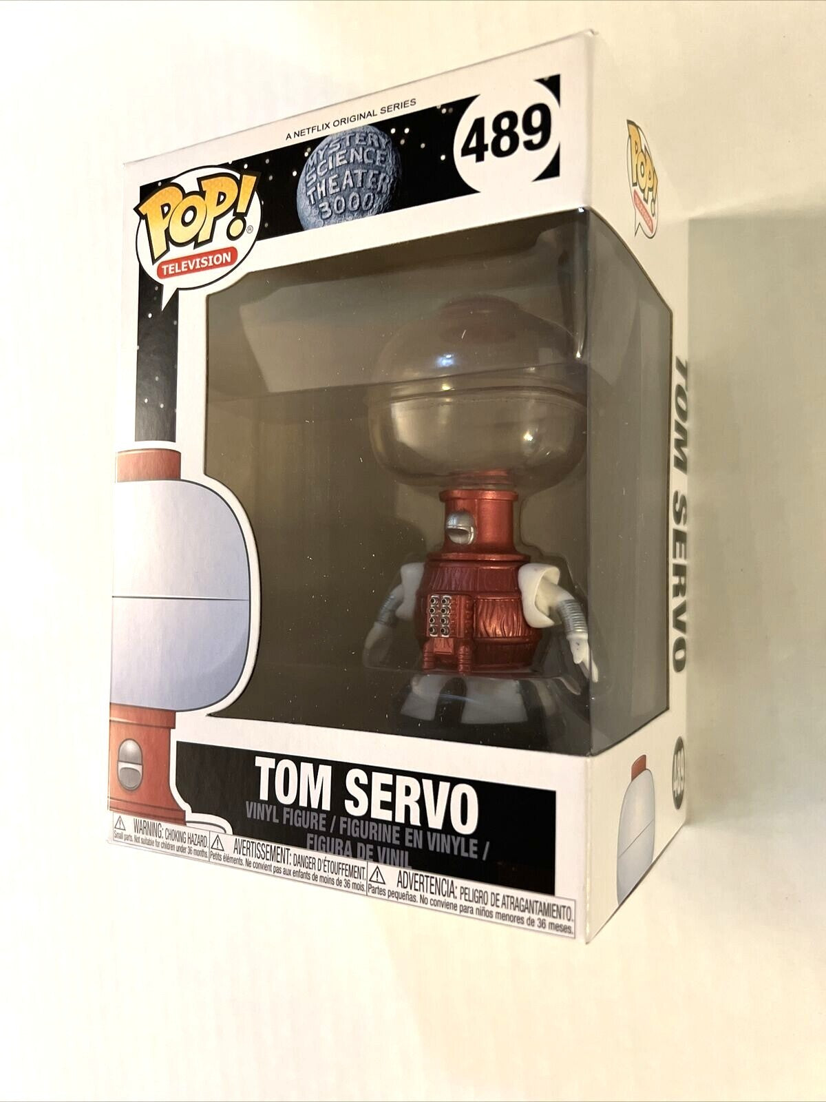FUNKO POP! MYSTERY SCIENCE THEATER 3000 TOM SERVO #489 NEW FRESH FROM CASE!