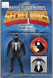 SECRET WARS #1 JOHN CHRISTOPHER BLACK COSTUME SPIDER-MAN ACTION FI NM 1ST PRINT