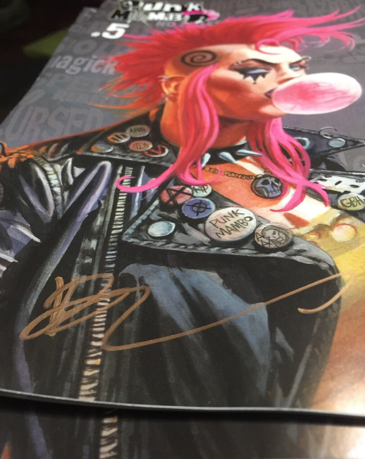 PUNK MAMBO #5 SIGNED by DAN BRERETON NM VALIANT 2019