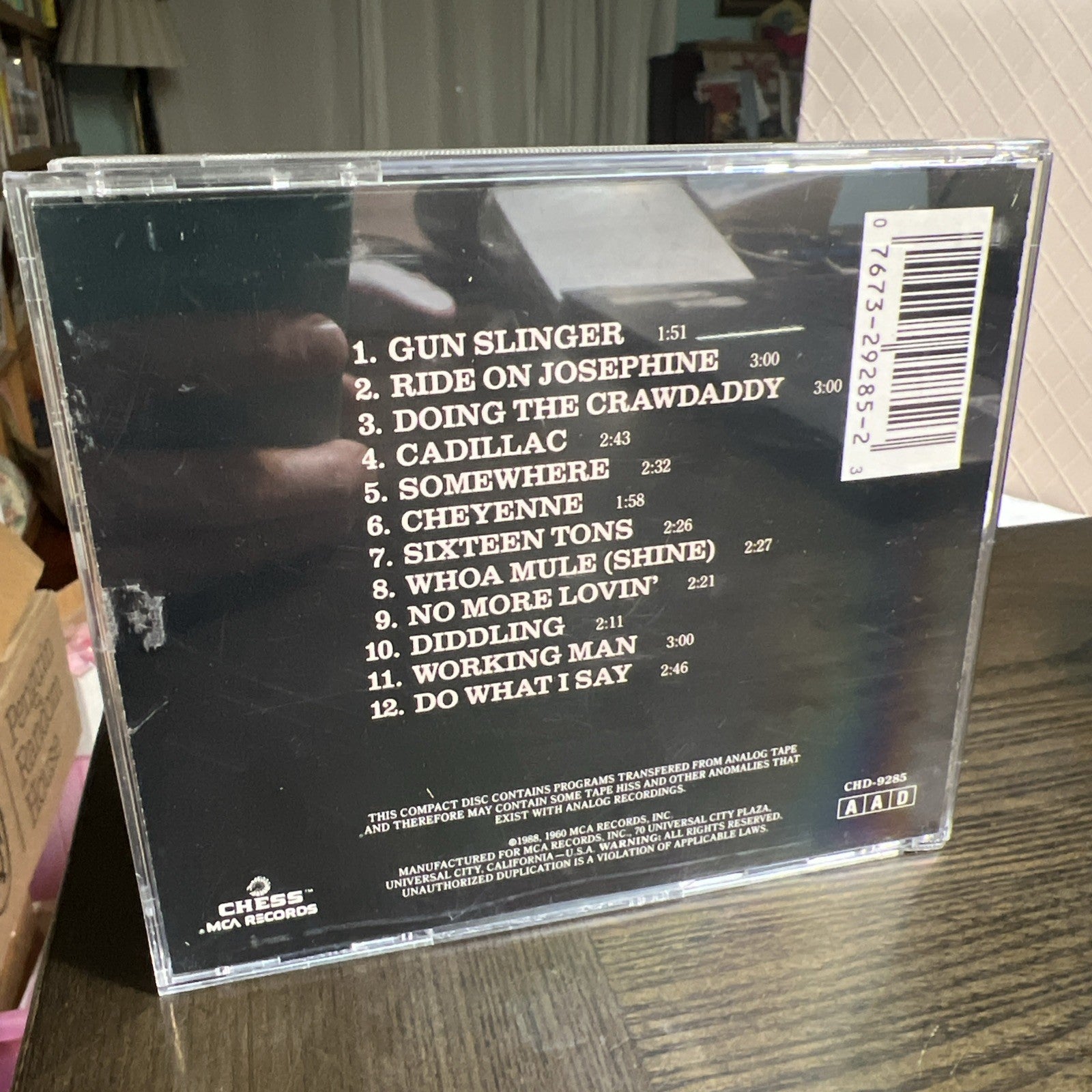 BO DIDDLEY-BO DIDDLEY IS A GUNSLINGER CD ORIGINAL CHESS MASTERS