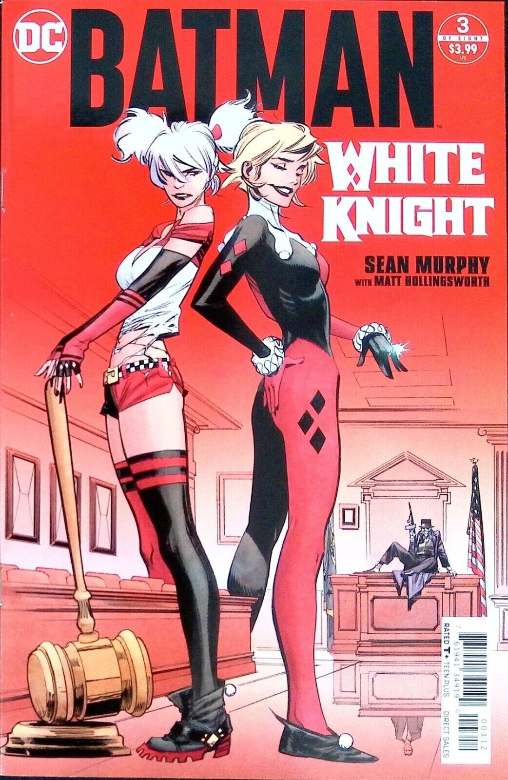 BATMAN WHITE KNIGHT #3 SECOND PRINTING VARIANT SEAN MURPHY DC NM