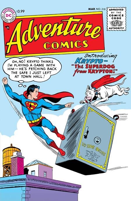 ADVENTURE COMICS #210 FACSIMILE 2025 1ST KRYPTO NM 1ST WAVE KRYPTO BISCUIT PROMO